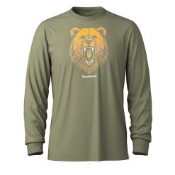 Alternative view of Smartwool Merino - Geometric Bear Long Sleeve Graphic Tee