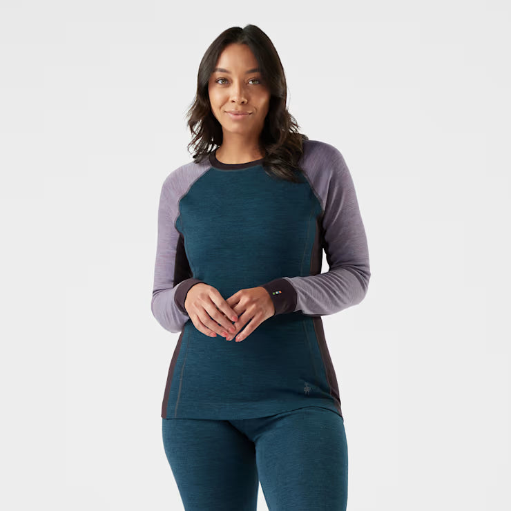 Smartwool Merino - Women's Classic Thermal Merino Base Layer Colorblock Crew