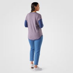 Alternative view of Smartwool Merino - Women's Shadow Pine Colorblock Crew Sweater