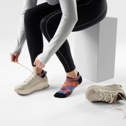 Alternative view of Smartwool Merino - Women's Run Brushed Print Low Ankle Socks