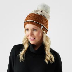 Smartwool Merino - Cable Knit Colorblock Pom Beanie
