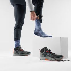 Alternative view of Smartwool Merino - Hike Mountain Range Pattern Crew Socks