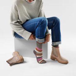 Alternative view of Smartwool Merino - Women's Everyday Multi-Stripe Crew Socks