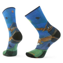 Smartwool Merino - Hike Eagle Print Crew Socks