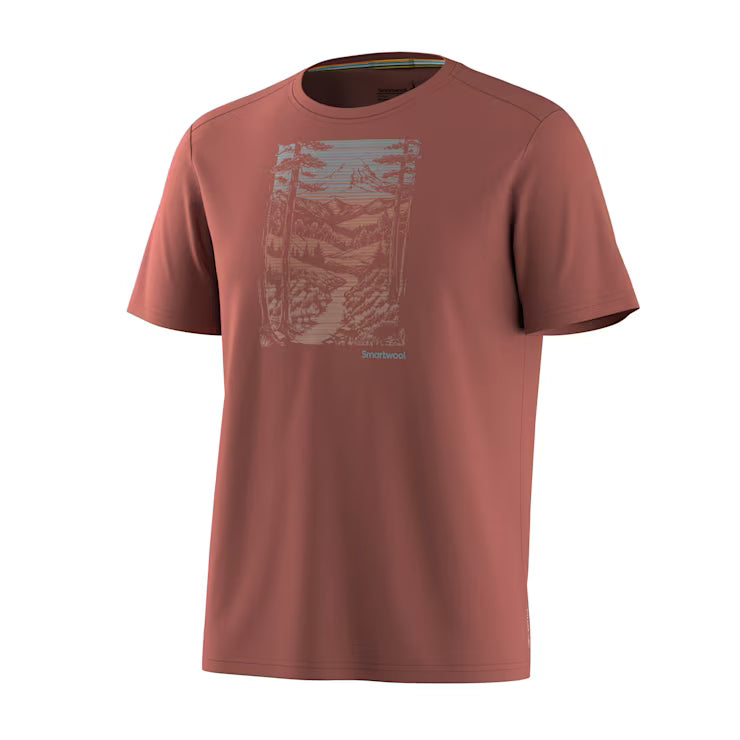 Smartwool Merino - Men's Winding Trail Active Short Sleeve Graphic Tee - Image 2
