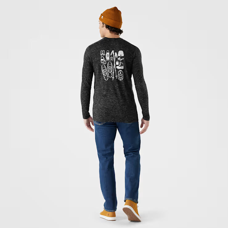 Smartwool Merino - Men's Merino Hemp Blend Gear Up Long Sleeve Graphic Tee - Image 3