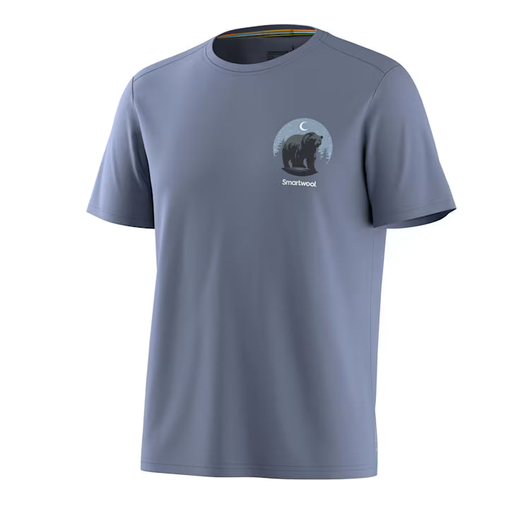Smartwool Merino - Men's Lunar Bear Active Short Sleeve Graphic Tee - Image 2