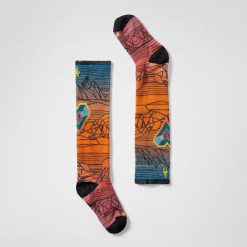 Smartwool Merino - Junior Ski Geo Peaks Print Over The Calf Socks