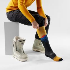 Alternative view of Smartwool Merino - Women's Snowboard Valley Sunset Over The Calf Socks