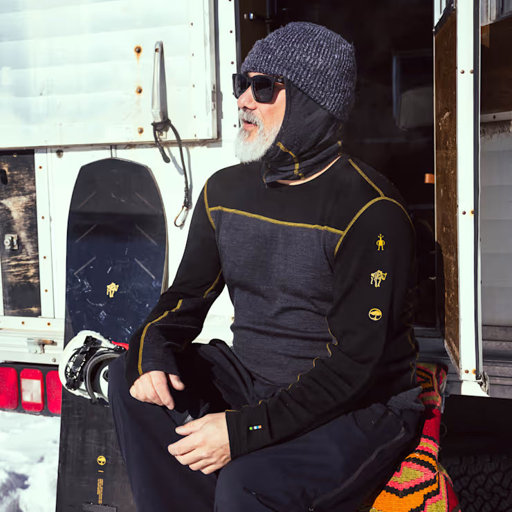 Smartwool Merino - Men's Classic Thermal Merino Base Layer Colorblock Crew - Image 4