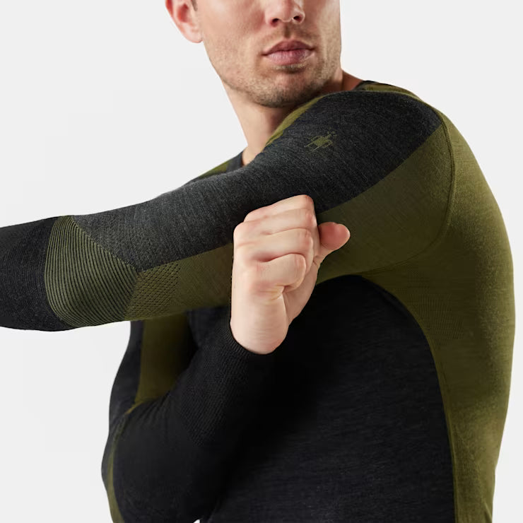 Smartwool Merino - Men's Intraknit? Thermal Merino Base Layer Colorblock Crew - Image 3