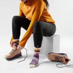 Alternative view of Smartwool Merino - Women's Hike Mountain Moon Crew Socks