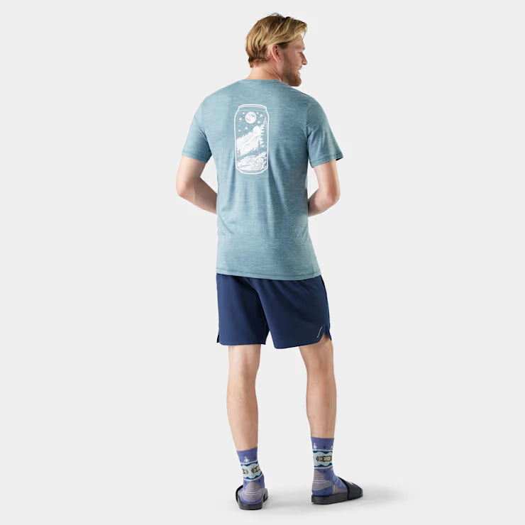 Smartwool Merino - Men's Merino Hemp Blend Peak Pints Short Sleeve Graphic Tee - Image 2