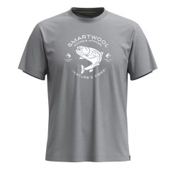 Alternative view of Smartwool Merino - Trout Fishing Short Sleeve Graphic Tee