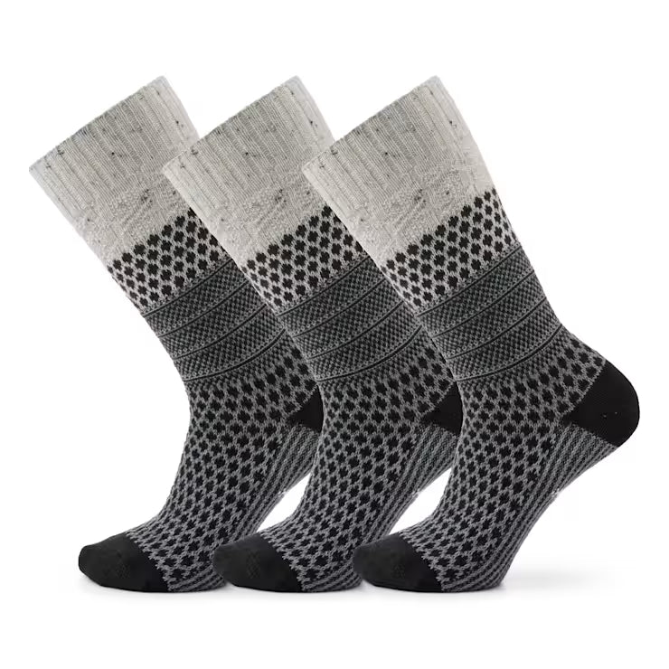 Smartwool Merino - Everyday Cozy Popcorn Cable Crew Socks 3-Pack