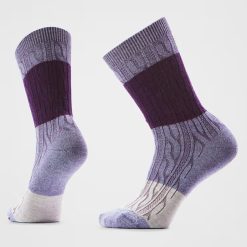 Smartwool Merino - Women's Everyday Color Block Cable Crew Socks