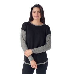 Smartwool Merino - Women's Shadow Pine Colorblock Crew Sweater