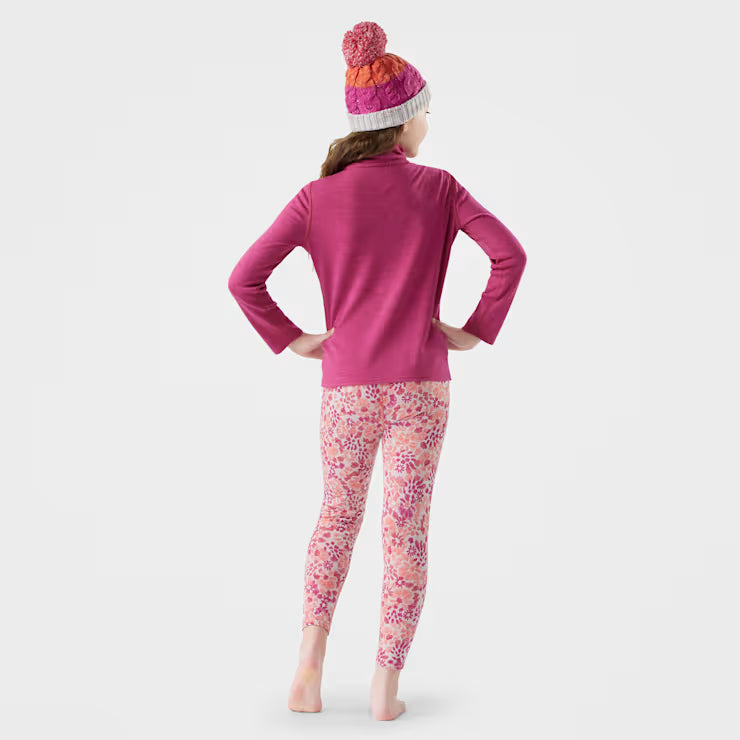 Smartwool Merino - Kids' Classic Thermal Merino Base Layer 1/4 Zip - Image 2