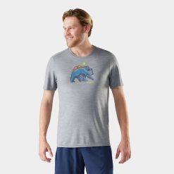 Smartwool Merino - Men's Bear Strata Active Short Sleeve Graphic Tee