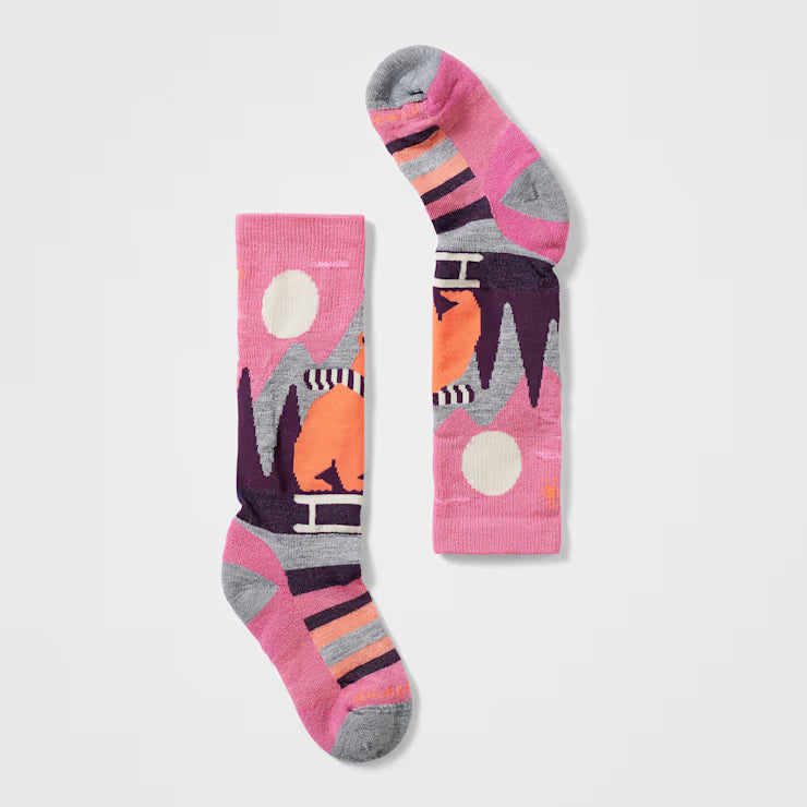Smartwool Merino - Kids' Ski Sleigh Bear Over The Calf Socks