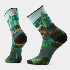 Smartwool Merino - Hike Trail Trekker Print Crew Socks