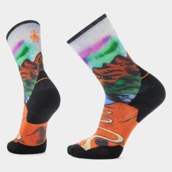 Smartwool Merino - Trail Run Singletrack Print Crew Socks