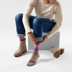 Alternative view of Smartwool Merino - Women's Everyday Stitch Stripe Crew Socks