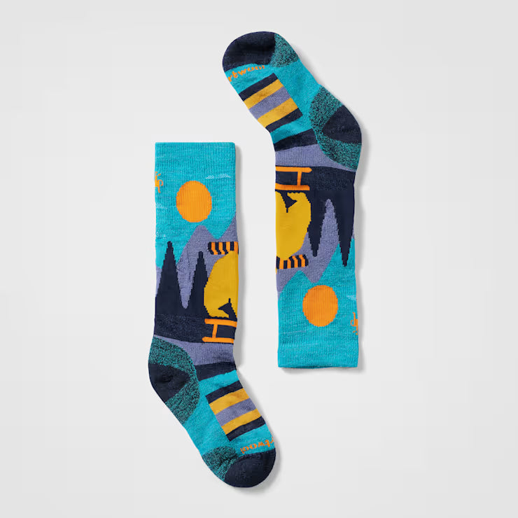 Smartwool Merino - Kids' Ski Sleigh Bear Over The Calf Socks