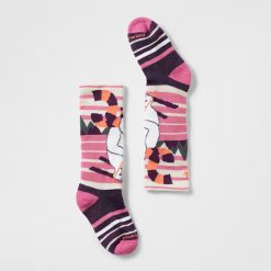 Smartwool Merino - Kids' Wintersport Yeti Pattern Over The Calf Socks