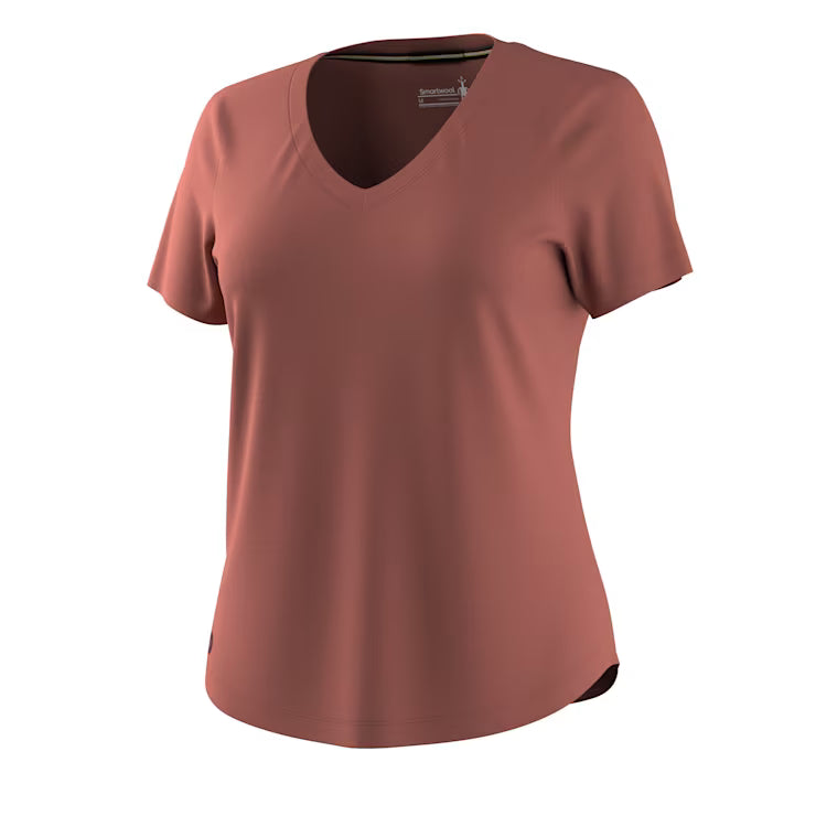 Smartwool Merino - Women's Active Ultralite V-Neck Short Sleeve - Image 3
