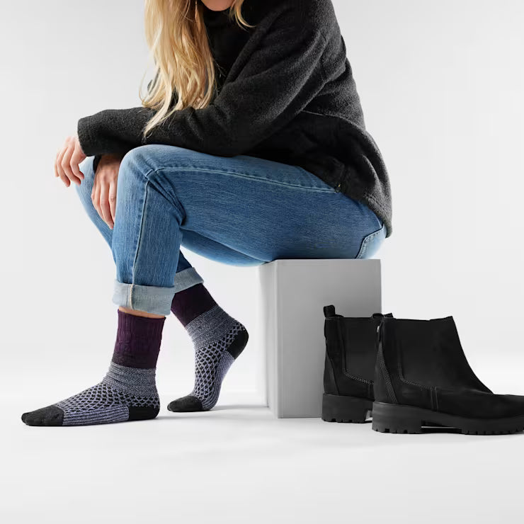 Smartwool Merino - Women's Everyday Cozy Popcorn Cable Crew Socks - Image 2