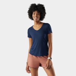 Smartwool Merino - Women's Active Ultralite V-Neck Short Sleeve