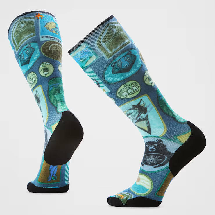 Smartwool Merino - Ski Explorer Print Over The Calf Socks