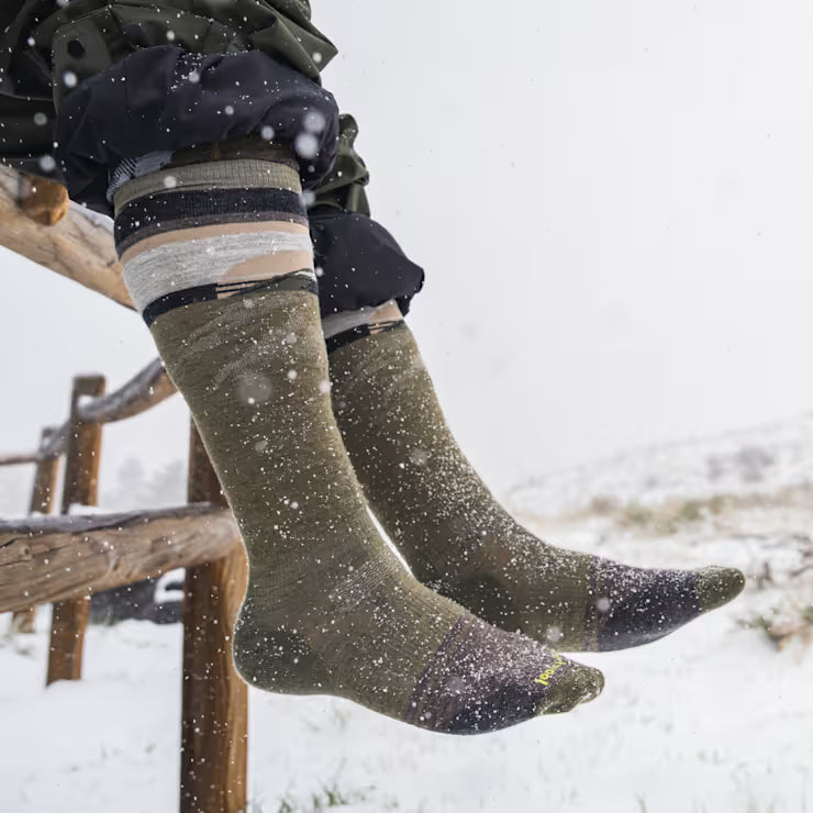 Smartwool Merino - Snowboard Mountain Sunrise Over The Calf Socks - Image 2