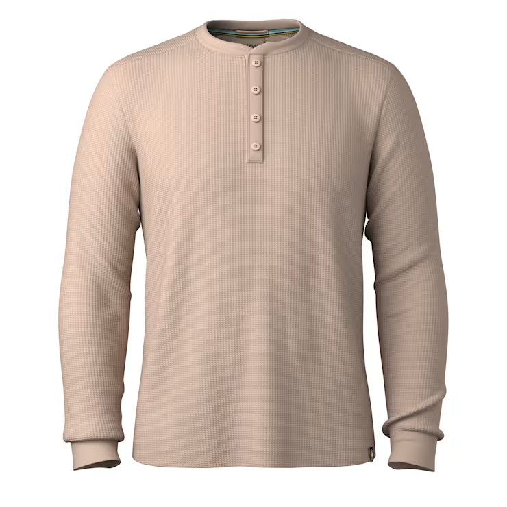 Smartwool Merino - Men's Waffle Long Sleeve Henley - Image 3