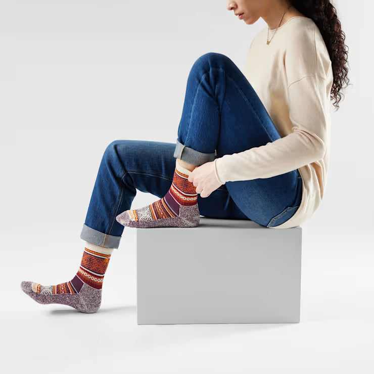 Smartwool Merino - Everyday Cozy Fair Isle Sweater Crew Socks - Image 2