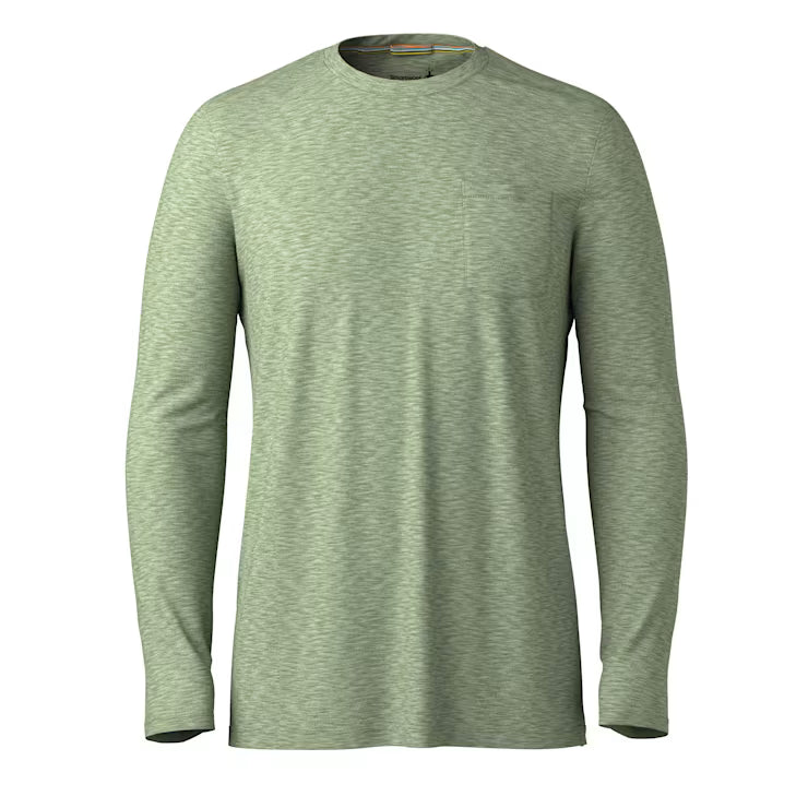 Smartwool Merino - Men's Everyday Exploration Merino Long Sleeve Pocket Tee - Image 3