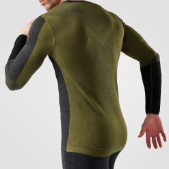 Alternative view of Smartwool Merino - Men's Intraknit? Thermal Merino Base Layer Colorblock Crew