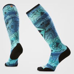 Smartwool Merino - Women's Ski Topo Treasures Print Over The Calf Socks