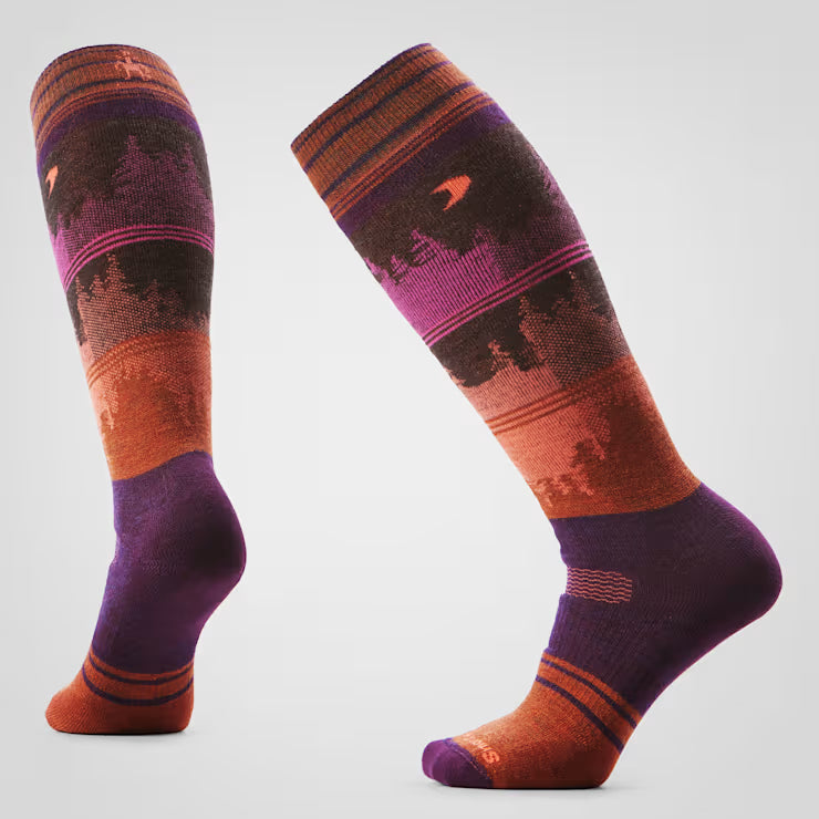 Smartwool Merino - Women's Snowboard Twilight Vista Over The Calf Socks