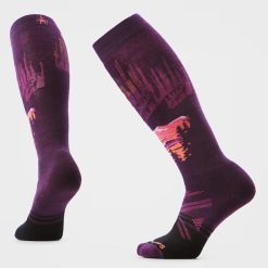Smartwool Merino - Women's Ski Alpine Auroras Over The Calf Socks