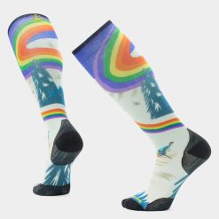 Smartwool Merino - Ski Rainbow Trails Print Over The Calf Socks