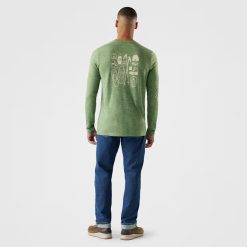 Alternative view of Smartwool Merino - Men's Merino Hemp Blend Gear Up Long Sleeve Graphic Tee