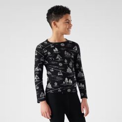 Alternative view of Smartwool Merino - Kids' Classic Thermal Merino Base Layer Crew