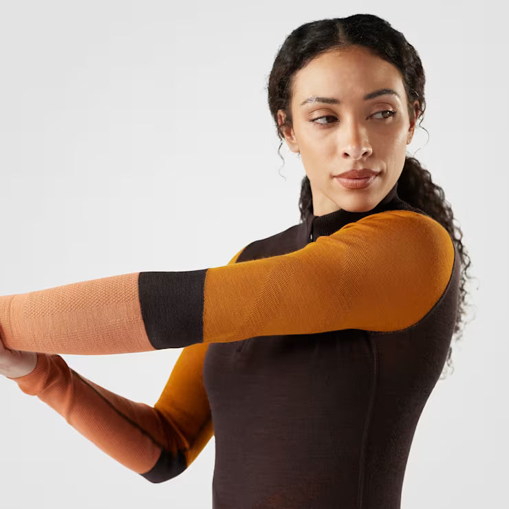 Smartwool Merino - Women's Intraknit? Thermal Merino Base Layer Colorblock 1/4 Zip - Image 3