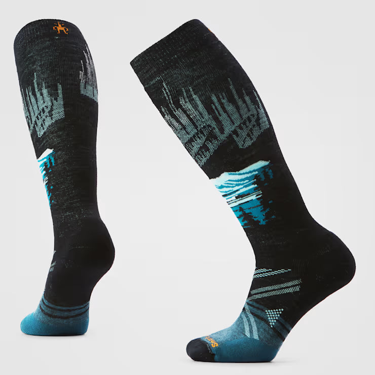 Smartwool Merino - Women's Ski Alpine Auroras Over The Calf Socks