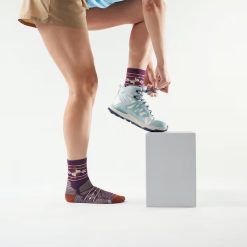 Alternative view of Smartwool Merino - Women's Hike Retro Floral Mid Crew Socks
