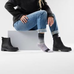 Alternative view of Smartwool Merino - Women's Everyday Stitch Stripe Crew Socks