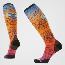 Smartwool Merino - Ski Geo Peaks Print Over The Calf Socks