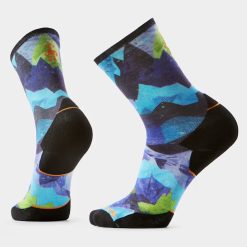 Smartwool Merino - Trail Run Summit Sector Print Crew Socks